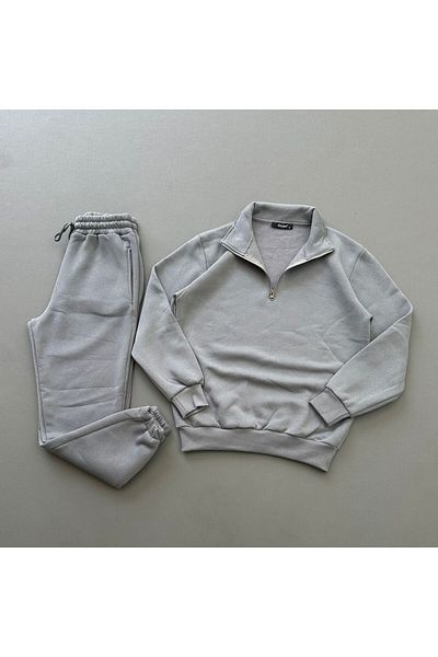 Combineman35 Polo Neck Unisex Tracksuit Set - Zippered