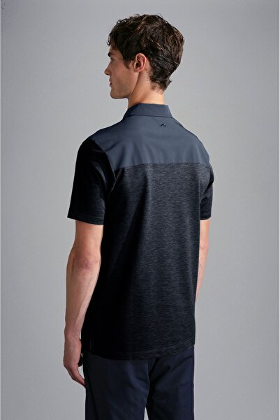 PAUL&SHARK MEN'S KNITTED POLOSHIRT C.WCOTTON