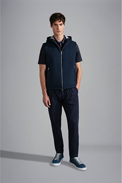 PAUL&SHARK MEN'S KNITTED POLOSHIRT C.WCOTTON