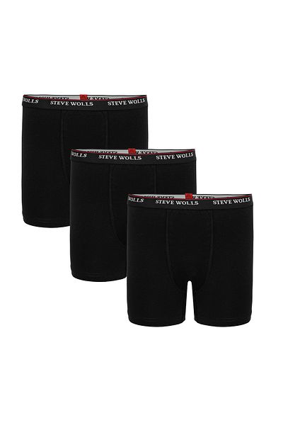 Steve Wolls Boxer negru din 3 piese pentru copii - 22001