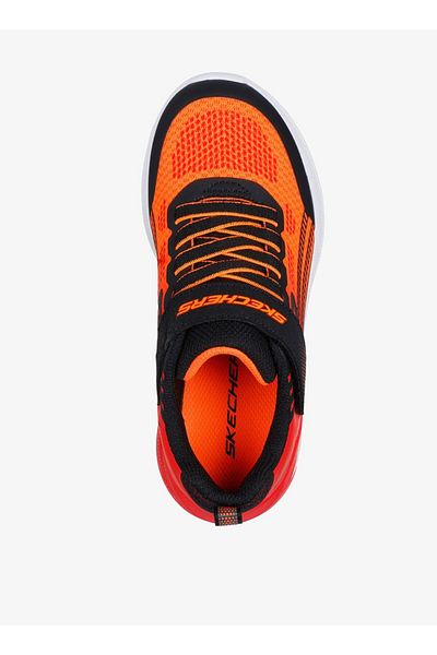 SKECHERS Boys' Panelled Sports Shoes with  Hook and Loop Closure - MICROSPEC MAX ADVANCE