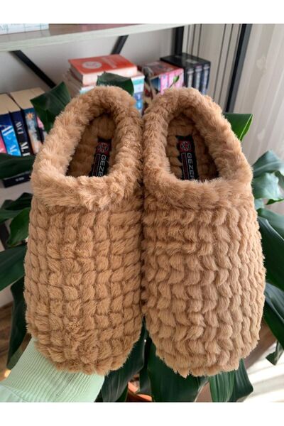 GEZER 13666 Γυναικείες Παντόφλες Φθινοπωρινές Χειμερινές Παντόφλες Σπιτιού