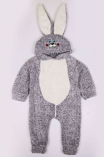 ALYAKİDS Welsoft Winter Jumpsuit - Rabbit Eared