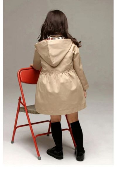 Calisa Raincoat Trench Coat for Girl