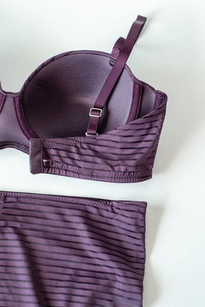 FREEWİSE Strapless Gathering Women's Bra Set