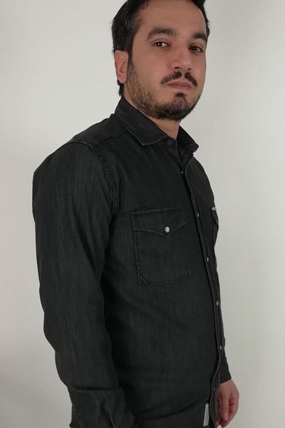 TOUSUS Ανδρικό πουκάμισο Slim Fit Denim Slm-2003-tss