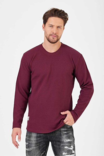 PELİTİSS waffle kuamaş uzunkol swettşort