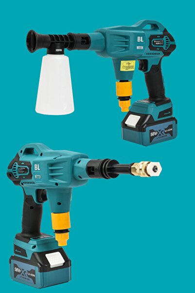 Genel Markalar Profesyonel Kömürsüz 58vf Yüksek Basınçlı Çift Akülü Oto Araba Yıkama, Sulama, İlaçlama Makinesi