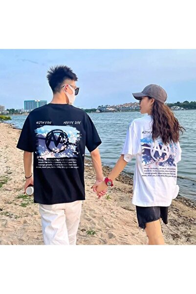 Tarzsokak Noul sezon Tir Harajuku Style Couple Lover Couple - 2 piese