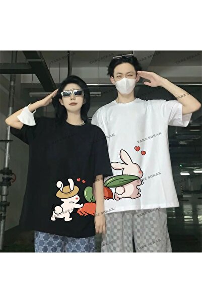 Tarzsokak New Season Tir Harajuku Style Couple Lover Couple Ρούχα - 2 Τεμάχια