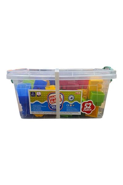 Natural Bimoda Happy Blocks - 52 قطعة رأس