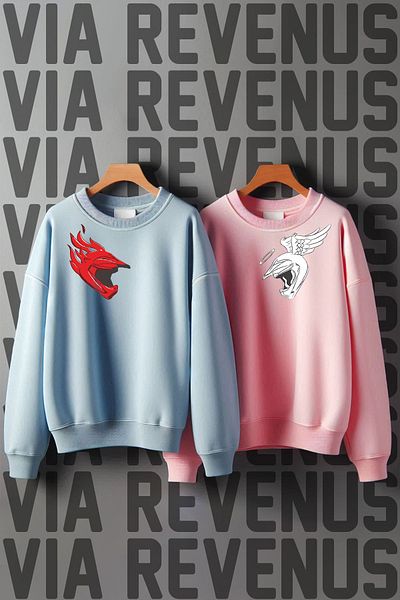 Vordevia Hanorac combinat oversize cu imprimeu Biker Valentine