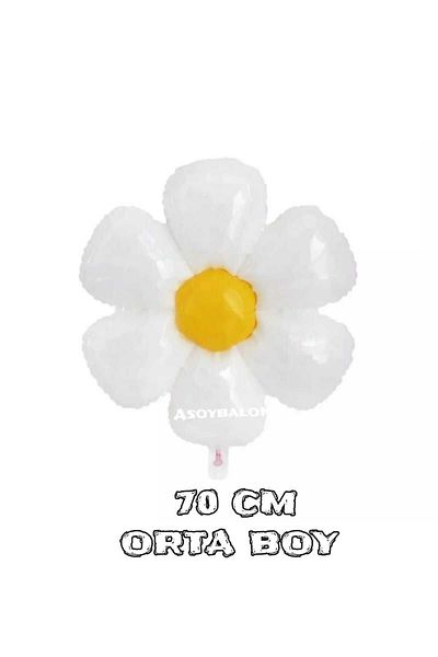 asöy Papatya Concept Birthday Daisy Foil Balloon Balloon Set