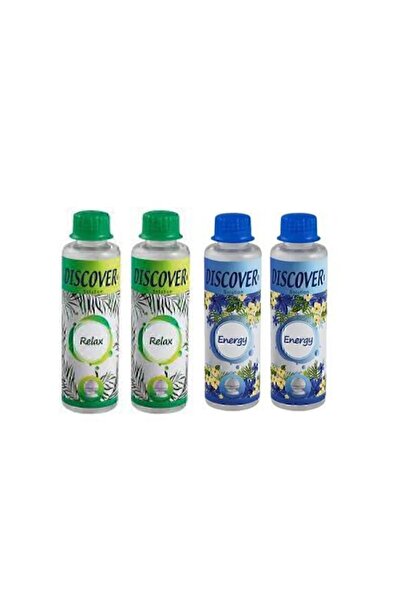 Discover Sihirli Küre Hava Temizleme Makine Solüsyonu 4 Adet 150 Ml, 2 Adet Relax 2 Adet Energy