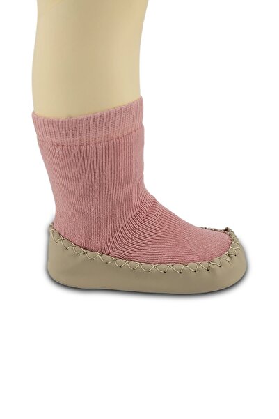 Funny Baby Organic Stitched Comfortable Non-Slip Sole Plain Socks