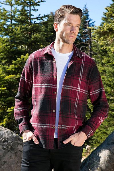 Buratti Plaid Long Sleeve Slim Fit Winter Shirt Men's Shirt Cf21w112844