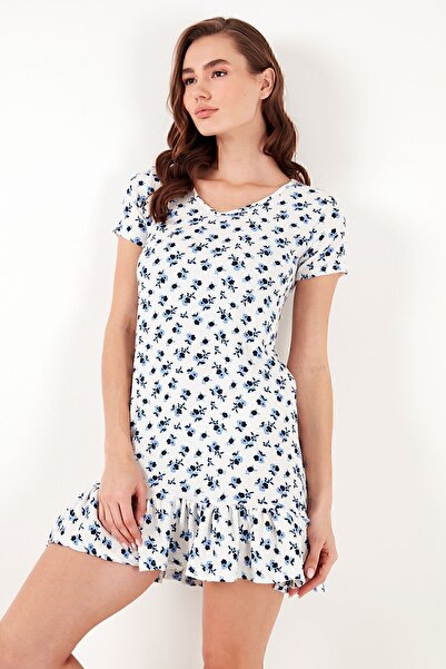 Lela Міні-сукня з квітковим воланом СУКНЯ 5865617