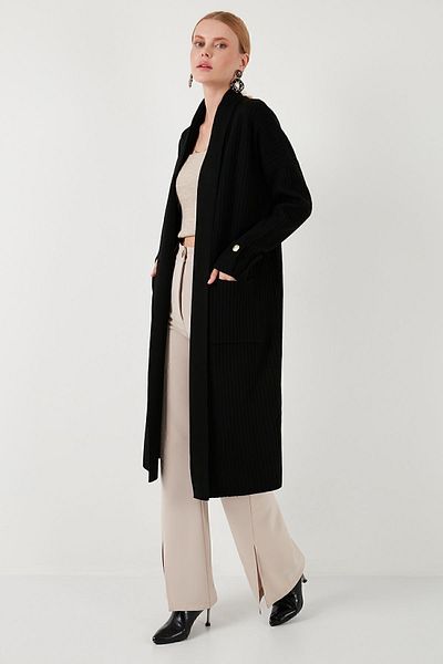 Lela 100% Acrylic Knitwear - Long Knitted Cardigan 4615212