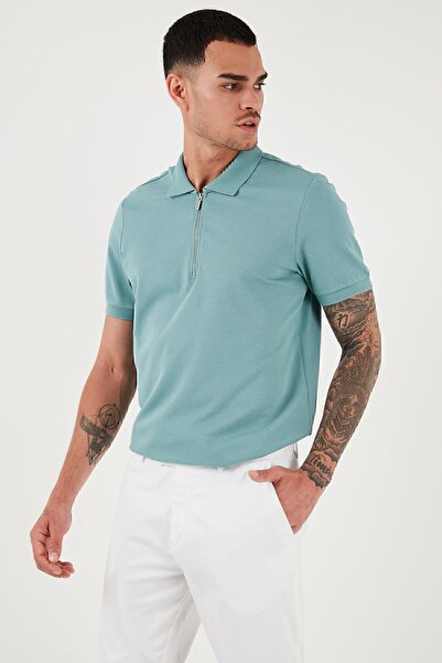 Buratti Pamuklu Regular Fit Fermuarlı Polo Yaka T Shirt Erkek POLO YAKA T SHİRT 5902915