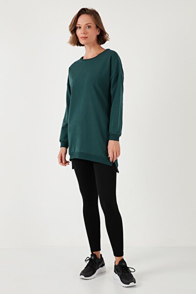Lela Crew Neck Oversize Cotton Tunic - Modest 5864896