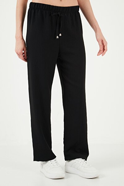 Lela Comfortable Cut Wide Leg Trousers - PANTOLON5865826