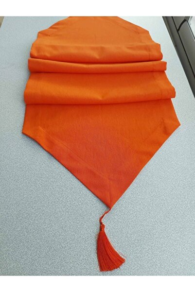 hydesing Помаранчевий килимок з бахромою