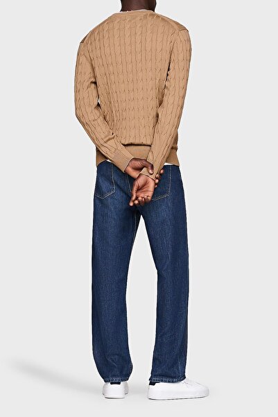 Tommy Hilfiger Pamuklu Relaxed Fit Bisiklet Yaka Örme Kazak Erkek KAZAK MW0MW33132 RBC