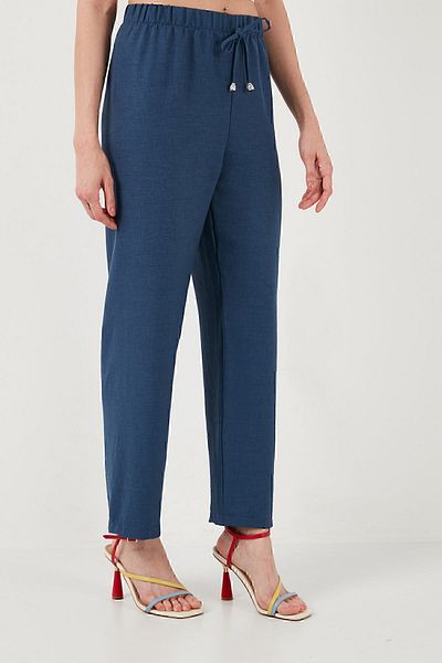 Lela Comfortable Cut Wide Leg Trousers - PANTOLON5865826