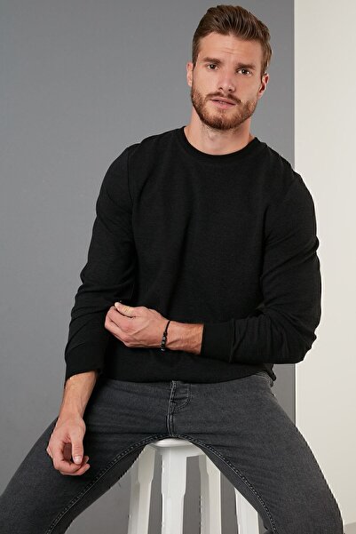 Buratti Regular Fit Crew Neck Cotton Sweat Men's Sweat 5905313