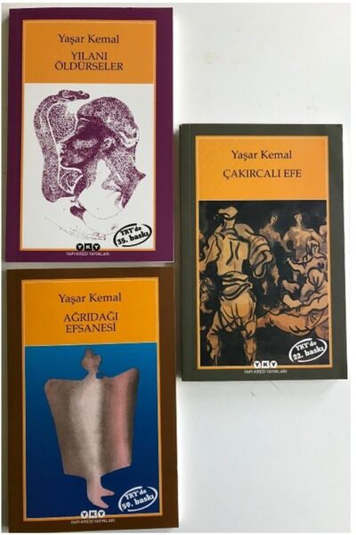 Yapı Kredi Yayınları Yaşar Kemal Seti - 3 Kitap .