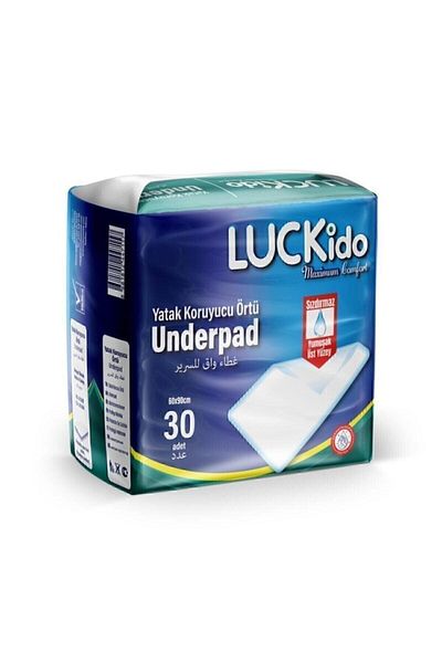 Luckido 30 Pieces Patient Bed Protector Cover - Cat Dog Pee Pad (Alez)
