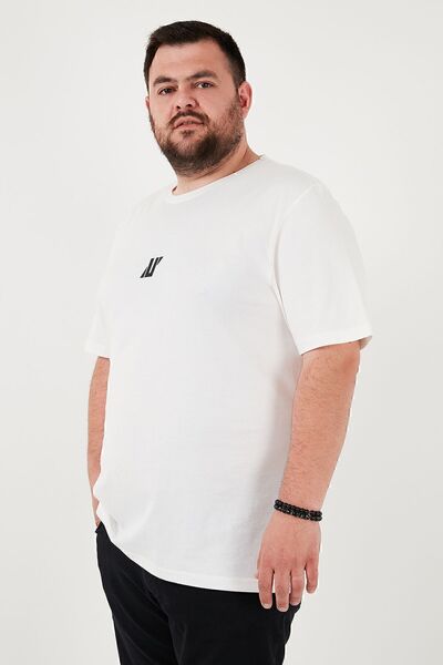 Buratti Ανδρικό T-shirt μεγάλου μεγέθους Cotton Crew Neck - T SHIRT5902753B