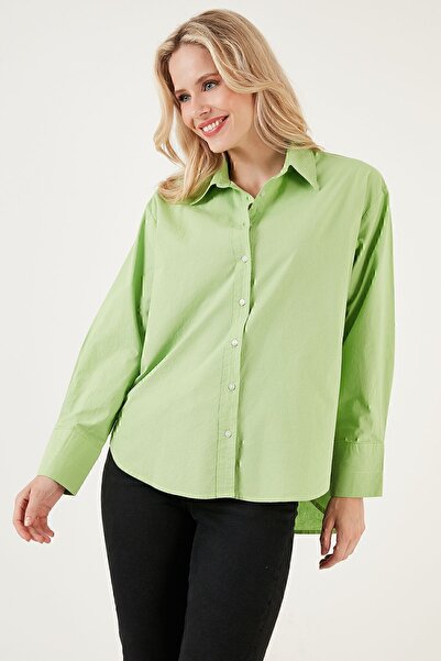 Lela Оверсайз 100% бавовняна сорочка з попліну СОРОЧКА CF21S163867