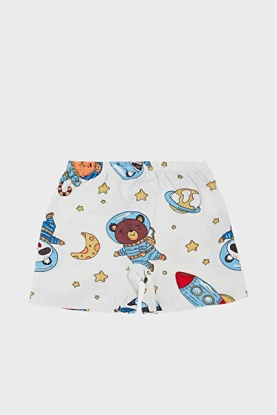 Lela Еластична бавовняна майка з екіпіровкою з вирізом на шиї боксер 2 шт Комплект нижньої білизни для дівчаток і хлопчиків шорти 6651010