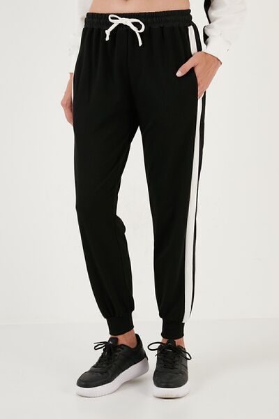 Lela Renk Bloklu Regular Fit Kapüşonlu Spor Takım Takım 5863835