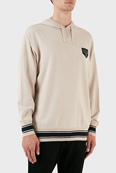 Armani Exchange Cotton and Wool Blend Regular Fit Hooded Sweater Men's SWEATER 6RZM2A ZM3FZ 1934