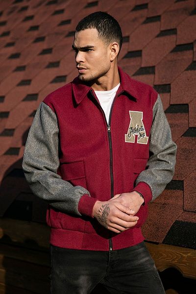 Buratti Embroidered Zippered Regular Fit Bomber Coat Men's Coat 5715896
