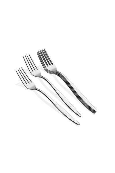 on-on Set of 6 18/10 Pera Food Forks