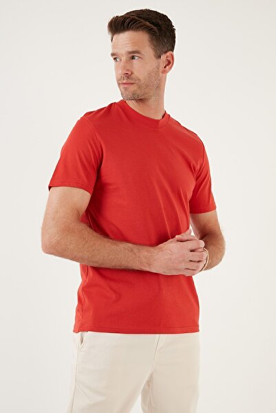 Buratti Cotton Regular Fit Crew Neck Basic T Shirt Men's T SHIRT 59020201