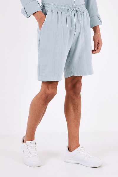Buratti Cotton Regular Fit Pocketed Muslin Short Men's SHORT CF24S657802
