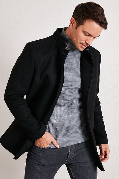 Buratti Slim Fit Βαμβακερό Παλτό Ανδρικό ΠΑΛΤΟ 5841012