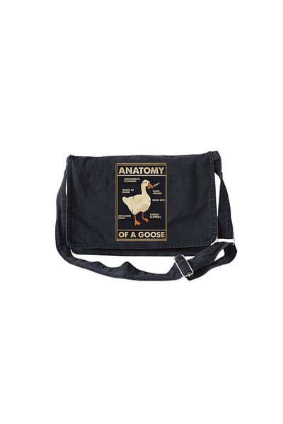 DEEFWEAR Geanta Jean Messenger - Anatomy Printed