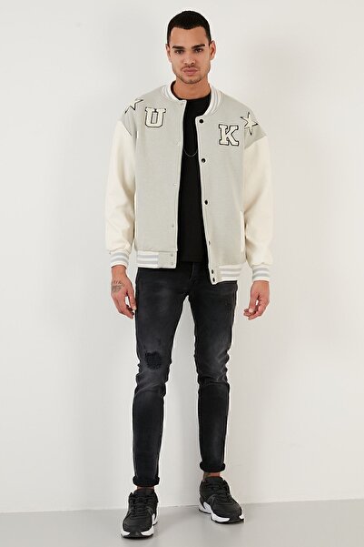 Buratti Oversize College Collar Pocket Bomber Jacket Men's Jacket 628mnh178