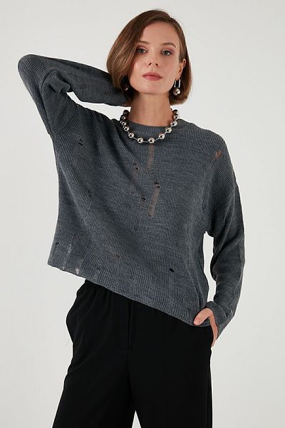 Lela Pulover de tricotaj cu model rupt cu decolteu - KAZAK 4616168