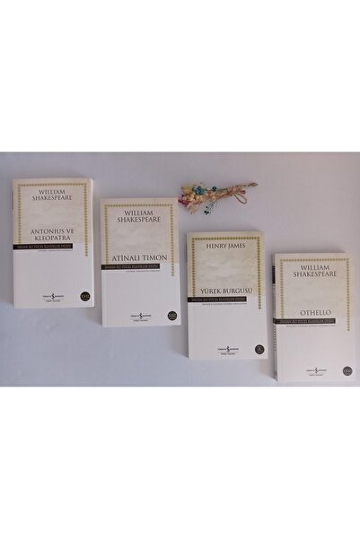 TÜRKİYE İŞ BANKASI KÜLTÜR YAYINLARI ANTONIUS VE KLEOPATRA,YÜREK BURGUSU,ATİNA...