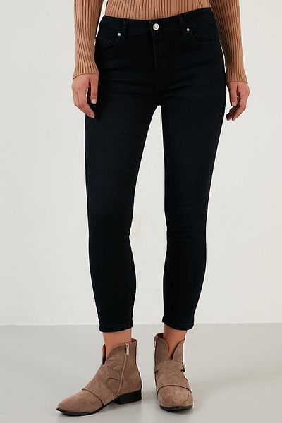 Lela Cotton Slim Fit Ψηλόμεσο Skinny Jeans Τζιν παντελόνι 639cheery