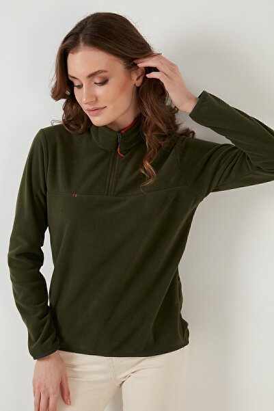 Lela Anti-pilling Slim Fit Soft Fleece - Μισό φερμουάρ που δεν κολλάει 590700