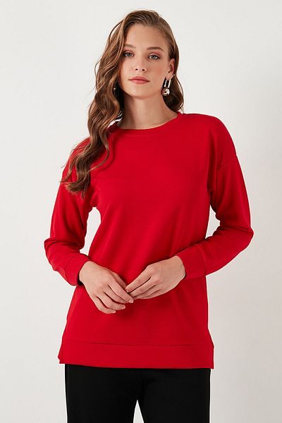 Lela Oversize Stretch Sweat - Crew Neck 5865877