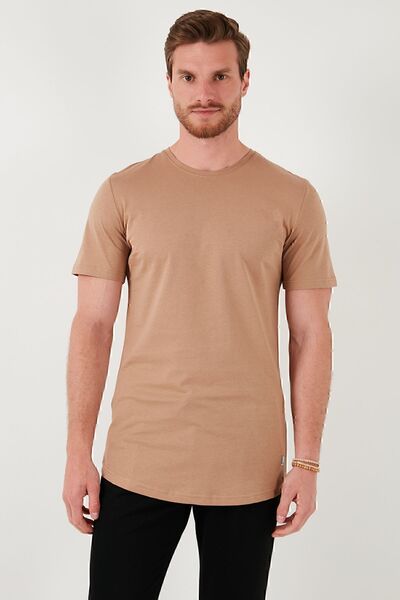 Buratti Ανδρικό μπλουζάκι 100% βαμβακερό με κανονική εφαρμογή με λαιμόκοψη 5902511