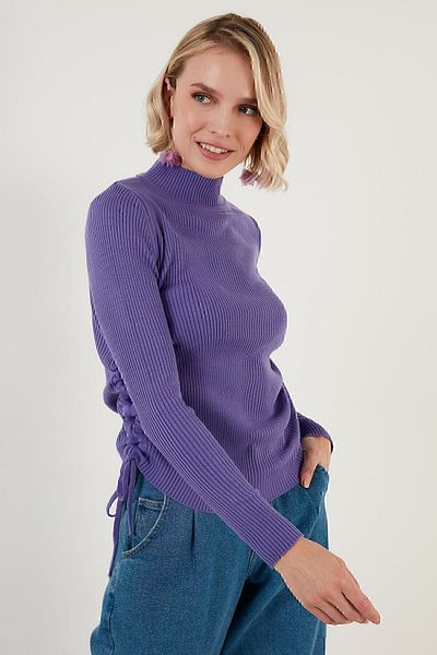 Lela Tricotaj Gathered Half Fisherman Pulover 6329531